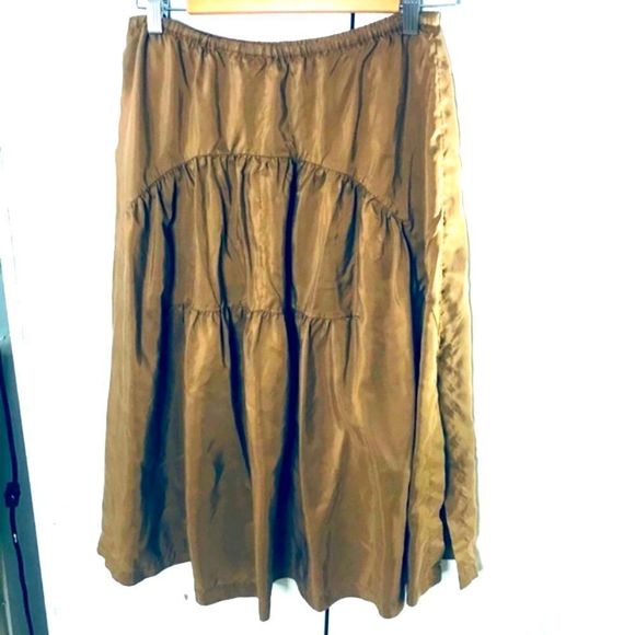 Vince Silk‎ Panelled Skirt M - Picture 1 of 5